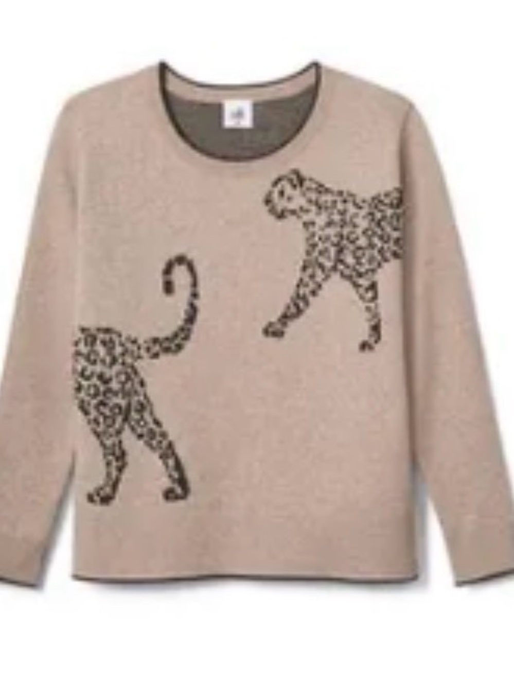 Cabi Cheetah Pullover, Size Medium New 🦄